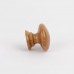 Knob style A 30mm oak lacquered wooden knob